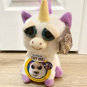 Scary Unicorn Plush Feisty Pets Glenda Glitterpoop NEW